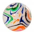 Jégkorong labda, színes mintával
